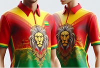 Rasta Bowling Polo Shirt