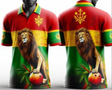 Rasta Bowling Polo Shirt